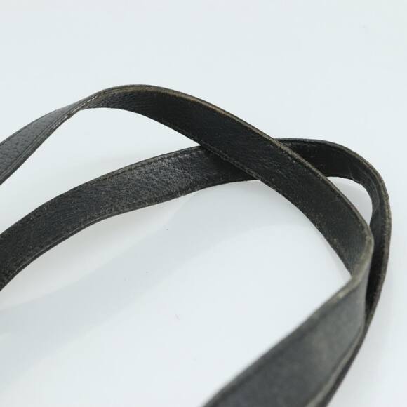 GUCCI GG Canvas Tote Bag Black Gold - Picture 8 of 12